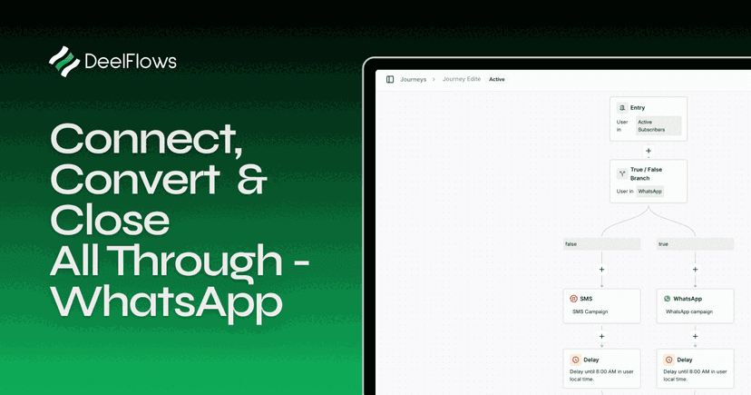 DeelFlows — WhatsApp Marketing Automation for Stores & Services