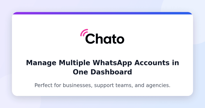 Chato.pro | Multiple WhatsApp Accounts in One Dashboard